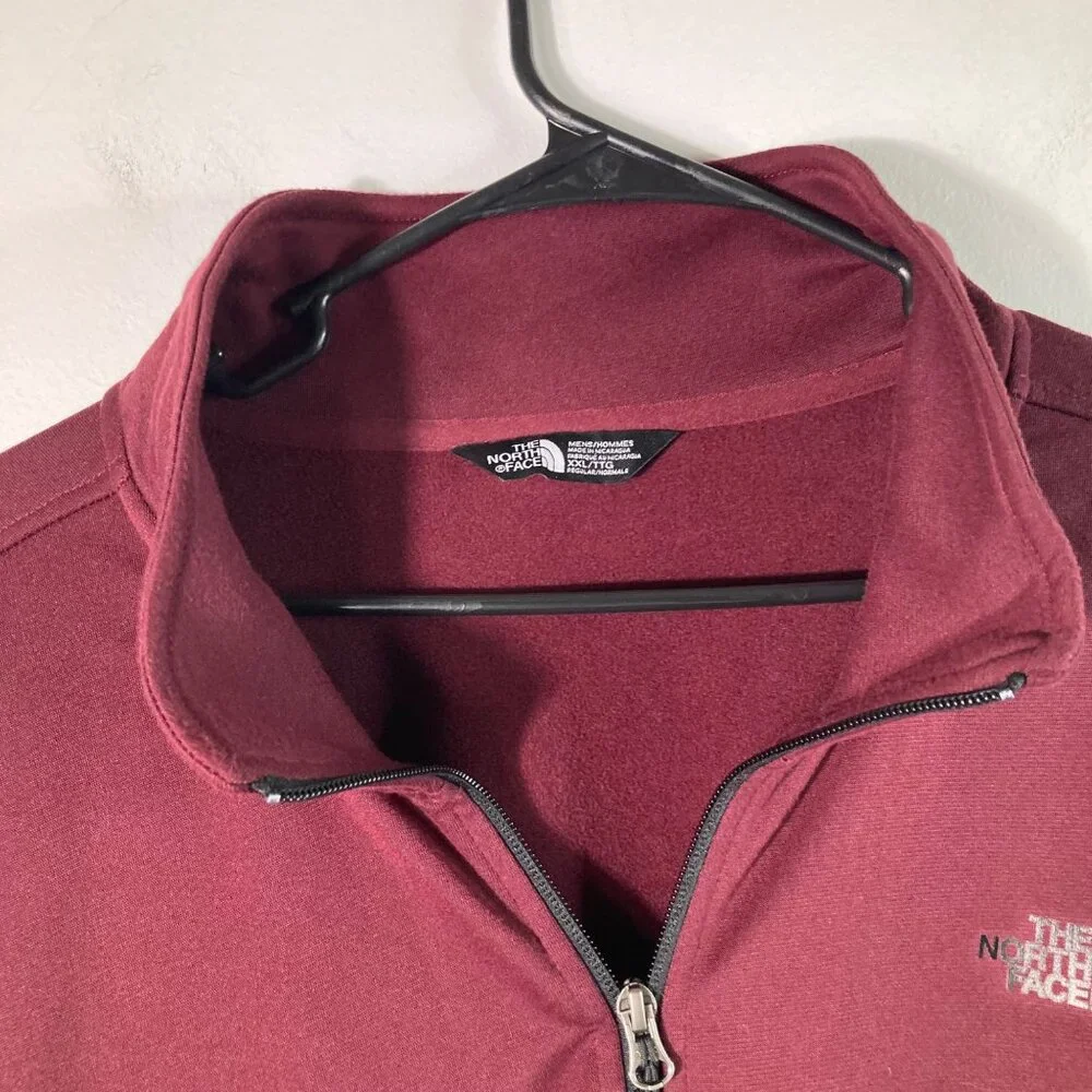 Mens The North Face Full Zip Jacket Maroon 2XL Full Zip Polyester F18 NFOA3RT1 ?